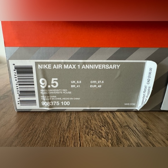 Nike Air Max 1 Anniversary - Picture 11 of 11